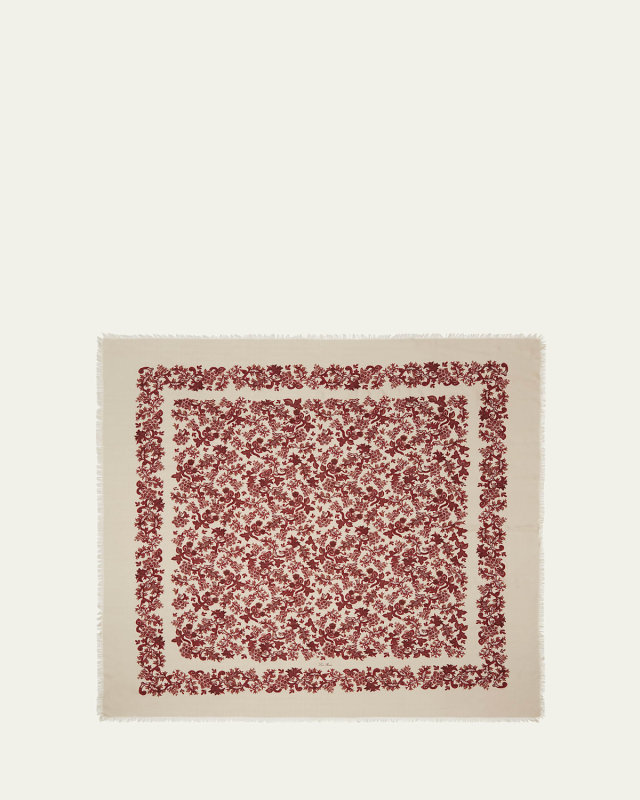 Cardo Blooms Silk Shawl
